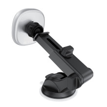 Acefast D42 Magnetic Dashboard Mount with Wireless Charger, MagSafe Compatible - Black