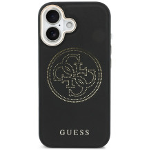 Guess Perforated 4G MagSafe case for iPhone 17 - black