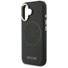 „Guess“ perforuotas 4G „MagSafe“ dėklas, skirtas „iPhone 17“ – juodas