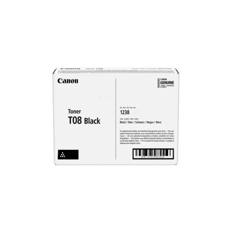 OEM cartridge Canon T08 (3010C006) Bk, 11000 pages.