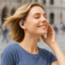 „Acefast FA005 OWS“ belaidės ausinės, „ACEFIT SE“ serija – juodos