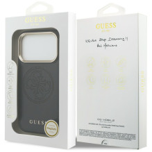 Guess Perforated 4G MagSafe case for iPhone 17 Pro - black