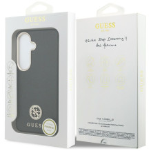 Etui Guess Rhinestone Round logotipas „MagSafe“ ir „Samsung Galaxy S26“ – puikus