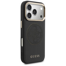 Guess Perforated 4G MagSafe case for iPhone 17 Pro Max - black