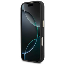 „Guess“ perforuotas 4G „MagSafe“ dėklas, skirtas „iPhone 17 Pro Max“ – juodas