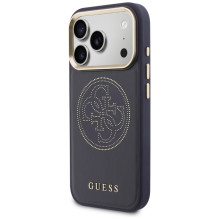 „Guess“ perforuotas 4G „MagSafe“ dėklas, skirtas „iPhone 17 Pro Max“ – mėlynas