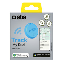 SBS universalus lokatorius „Track My Dual“ – mėlynas