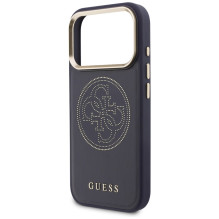 „Guess“ perforuotas 4G „MagSafe“ dėklas, skirtas „iPhone 17 Pro“ – mėlynas