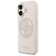 „Guess“ perforuotas 4G „MagSafe“ dėklas, skirtas „iPhone 17“ – rožinis