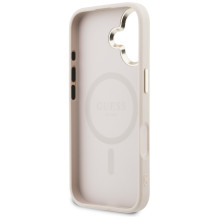 „Guess“ perforuotas 4G „MagSafe“ dėklas, skirtas „iPhone 17“ – rožinis