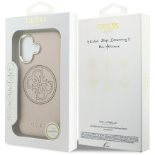 „Guess“ perforuotas 4G „MagSafe“ dėklas, skirtas „iPhone 17“ – rožinis