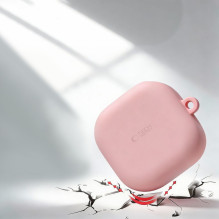 „Tech-Protect“ silikoninis dėklas su kabliuku, skirtas „Samsung Galaxy Buds 4 / 4 Pro“ – violetinis „Tech-Protect“ silikoninis dėklas su kabliuku, skirtas „Samsung Galaxy Buds 4 / 4 Pro“ – violetinis
