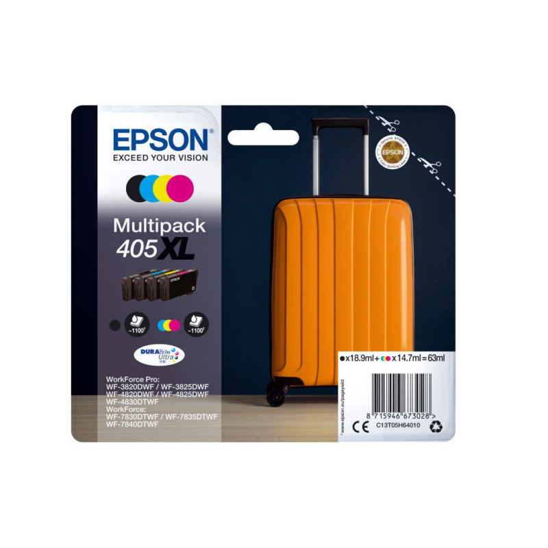 OEM Epson cartridge set 405 XL (BKMCY)