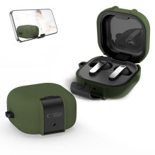 „Tech-Protect“ plonas kabliuko dėklas „Samsung Galaxy Buds 4 / 4 Pro“ – žalias