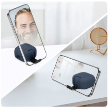 „Tech-Protect“ plonas kabliuko dėklas „Samsung Galaxy Buds 4 / 4 Pro“ – tamsiai mėlynas „Tech-Protect“ plonas kabliuko dėklas „Samsung Galaxy Buds 4 / 4 Pro“ – tamsiai mėlynas