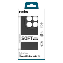 SBS Instinct dėklas, skirtas Xiaomi Redmi Note 15 - juodas