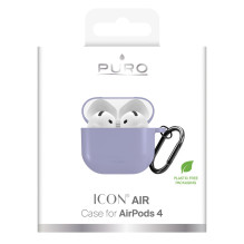 „Puro Icon“ dėklas, skirtas „AirPods 4“ – violetinis