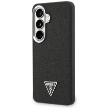 Guess Fixed Glitter Triangle MagSafe case for Samsung Galaxy S26+ - black
