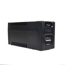 „SilverCloud SafePC 650AVR“ nepertraukiamo maitinimo (UPS) paketas, 360 W galia ir mėlynas lipnus padas pridedamas