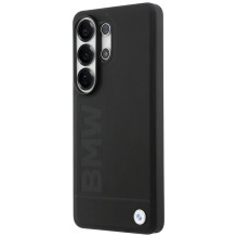 BMW Leather Hot Stamp MagSafe Case for Samsung Galaxy S26 Ultra - Black