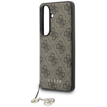 „Guess 4G Classic Logo Charm MagSafe“ dėklas, skirtas „Samsung Galaxy S26“ – rudas