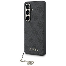 „Guess 4G Classic Logo Charm MagSafe“ dėklas, skirtas „Samsung Galaxy S26“ – juodas