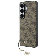 „Guess 4G Classic Logo Charm MagSafe“ dėklas, skirtas „Samsung Galaxy S26 Ultra“ – rudas