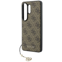 „Guess 4G Classic Logo Charm MagSafe“ dėklas, skirtas „Samsung Galaxy S26 Ultra“ – rudas