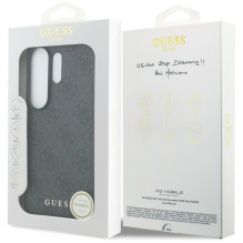 „Guess 4G Classic Logo Charm MagSafe“ dėklas, skirtas „Samsung Galaxy S26 Ultra“ – juodas