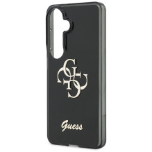 „Guess IML Big Metal 4G Script“ dėklas, skirtas „Samsung Galaxy S26“ – juodas