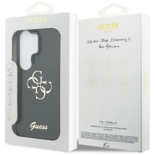 Guess IML Big Metal 4G Script case for Samsung Galaxy S26 Ultra - black