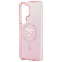 Guess IML Gradient Triangle MagSafe Case for Samsung Galaxy S26 Ultra - Pink