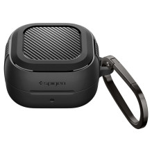 „Spigen Rugged Armor“ dėklas, skirtas „Samsung Galaxy Buds 4 / 4 Pro“ – matinės juodos spalvos „Spigen Rugged Armor“ dėklas, skirtas „Samsung Galaxy Buds 4 / 4 Pro“ – matinės juodos spalvos