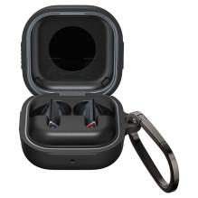 „Spigen Rugged Armor“ dėklas, skirtas „Samsung Galaxy Buds 4 / 4 Pro“ – matinės juodos spalvos „Spigen Rugged Armor“ dėklas, skirtas „Samsung Galaxy Buds 4 / 4 Pro“ – matinės juodos spalvos