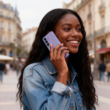 „Tech-Protect“ išmanusis piniginės dėklas, skirtas „Samsung Galaxy S26+“ – violetinis