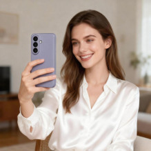 „Tech-Protect“ išmanusis piniginės dėklas, skirtas „Samsung Galaxy S26+“ – violetinis