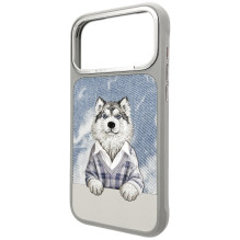 Nimmy Gentle Pets Series Dog MagSafe case for iPhone 17 Pro - gray