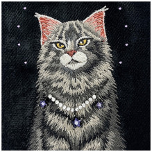 „Nimmy Lucky Fashion Cat“ „MagSafe“ dėklas, skirtas „iPhone 17 Pro Max“ – juodas