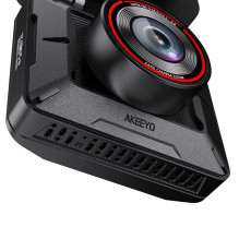 AKEEYO P1 automobilio vaizdo įrašymo įrenginys „FullHD“ 30 kadrų per sekundę – juodas