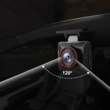 AKEEYO P1 automobilio vaizdo įrašymo įrenginys „FullHD“ 30 kadrų per sekundę – juodas