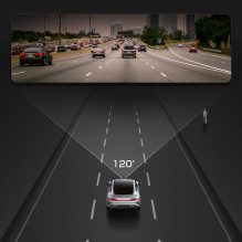 AKEEYO P1 automobilio vaizdo įrašymo įrenginys „FullHD“ 30 kadrų per sekundę – juodas