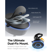 „Spigen MFT36 MagSafe“ automobilio laikiklis prietaisų skydeliui / priekiniam stiklui - juodas