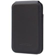 Lamborghini D1 Genuine Leather MagSafe Phone Wallet - Black and Green