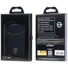 „Lamborghini D1“ natūralios odos „MagSafe“ telefono dėklas – juodas ir žalias