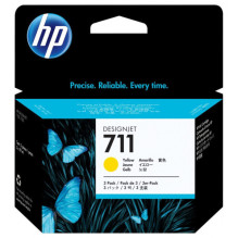 OEM cartridge HP 3x No.711 Yellow DJ T120 520