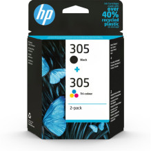 OEM kasečių komplektas HP No. 305 (6ZD17AE) OEM kasečių komplektas HP No. 305 (6ZD17AE)
