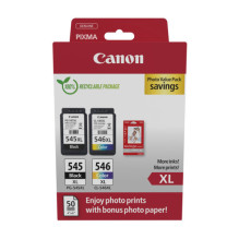 OEM cartridge set Canon PG-545XL / CL-546XL + Photo paper OEM cartridge set Canon PG-545XL / CL-546XL + Photo paper