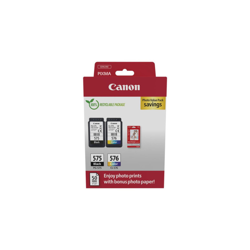 OEM cartridge set CANON PG-575 / CL-576+ photo paper