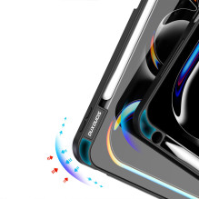 „Dux Ducis Magi“ dėklas, skirtas „iPad Pro 11“ (2024 / 2025) su stovu – juodas