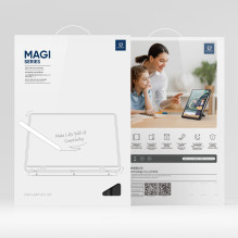„Dux Ducis Magi“ dėklas, skirtas „iPad Pro 11“ (2024 / 2025) su stovu – juodas